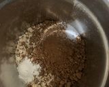 A picture of step 1 of Rajma cake.