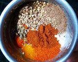 A picture of step 1 of Koyla Karahi Masala.