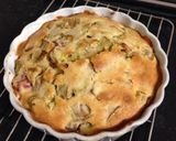 A picture of step 6 of Rhubarb Cake (Small Version).