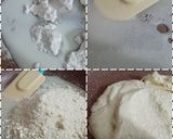 A picture of step 2 of Kaju pista katli.