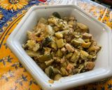 A picture of step 13 of Pork Sauté with Fennel and Cheesy Zucchini.