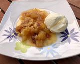 Foto del paso 4 de la receta: Crumble de manzanas y duraznos 🍎 🍑 (Rico, fácil de hacer y muy simple 🤗