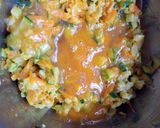 Foto del paso 4 de la receta: Tortilla de zapallo italiano 🥒y verduras 🥕😃