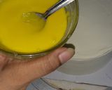 A picture of step 4 of Emoji Rasmalai Cake.