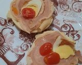 Foto del paso 6 de la receta: Sándwich raspado con ajo, cherry, oliva y matambre