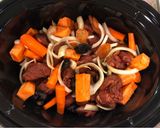 A picture of step 2 of Lamb tagine.