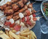 صورة لخطوة 5 من وصفة شيش طاووق بالفرن 🍢🍡