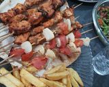 صورة لخطوة 5 من وصفة شيش طاووق بالفرن 🍢🍡