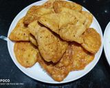 चाशनी गुजिया परतों वाली नमक पारे (chasni gujiya parato wali namak pare recipe in Hindi) रेसिपी चरण 12 फोटो