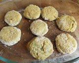 Foto del paso 3 de la receta: Tortitas ovo-lacto-vegetarianas con calabaza, brécol y lentejas