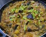 Foto del paso 7 de la receta: Berenjenas🍆champiñones🍄y cebollas🧅entomatadas🍅🌶️🍛🍱🍲🍚