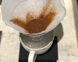 A picture of step 5 of Iterating to perfect drip filter coffee ☕️♻️.