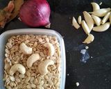A picture of step 1 of Mutter paneer masala.