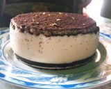 Foto langkah ke 4 dari resep Unbaked Cheesecake Oreo Ekonomis.