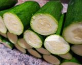A picture of step 2 of Kousa (Syrian Stuffed Squash).