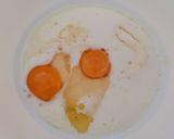 Une image de l'étape 1 de Crêpes Salées Jambon-Fromage.