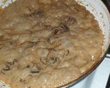 Sült csirkemell gombamártással és sültkrumplival recept fázis 5 fotója