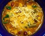 A picture of step 5 of Minestrone soup .