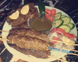 A picture of step 5 of Kachy qeemay k seekh kabab😋.