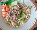 Foto langkah ke 8 dari resep Mie Sapi Goreng.