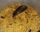 A picture of step 5 of Masala soya rice.