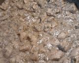 A picture of step 6 of Nut and Chicken Spaghetti.