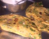 A picture of step 9 of Palak parantha.