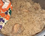 A picture of step 4 of Desi Chicken Pulaao #RefferMuskanAli.