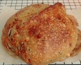 Foto langkah ke 22 dari resep Moringa Wijen Jinten Hitam Chili Flakes Cheese Sourdough Bread (Open Bake Method).