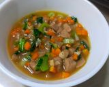 Foto langkah ke 4 dari resep Tumis Wortel, Pokcoy, Bakso, Saus Tiram.