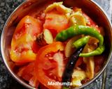 A picture of step 2 of Gobhi curry (no Onion & Garlic).