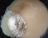 A picture of step 2 of Coconut laddoo.