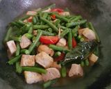 Foto langkah ke 3 dari resep #203 Tumis KTP (kacang panjang, tahu, pete).