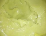A picture of step 2 of Avocado juice #4weekschallenge.