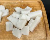 Hình bước làm 4 của món Warabi Mochi bằng Bột Sắn Dây