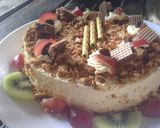 Foto langkah ke 9 dari resep Moca Nougat Redvelvet Cake.