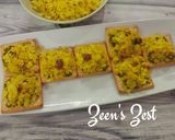A picture of step 5 of Poha Canapes.