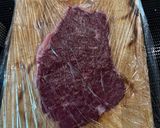 A picture of step 2 of Perfect Rouladen - German Style Beef Olives - Truely amazing dish great for a dinner party - ENJOY.