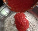 A picture of step 4 of Tomato Poori.