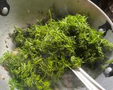 A picture of step 2 of Dil Leaves Stir Fry.