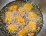 A picture of step 3 of Leftover Rice pakoda.