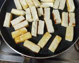 A picture of step 2 of Mutter paneer.