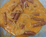 Foto langkah ke 6 dari resep Sosis Gurita Saos Spaghetti.