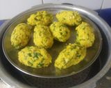 A picture of step 4 of Spicy dhal dumplings.