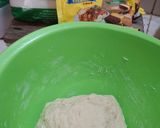Foto langkah ke 4 dari resep Adonan Dasar Roti Tanpa Ulen Versi Dengan Margarin (Eggless).