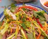 Hình bước làm 4 của món Gỏi măng tây, thịt bò