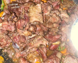 A picture of step 4 of Peppered beef.