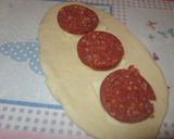 Pas rețetă Pide cu carne tocată, cașcaval și cârnați 3 fotografie