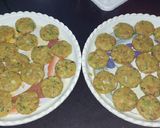 A picture of step 4 of Vegetables kabab with simple koshri rice.