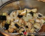 Eggplant pie with onions and anthotyro recipe step 2 photo